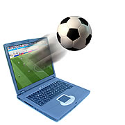 Fussball - Laptop